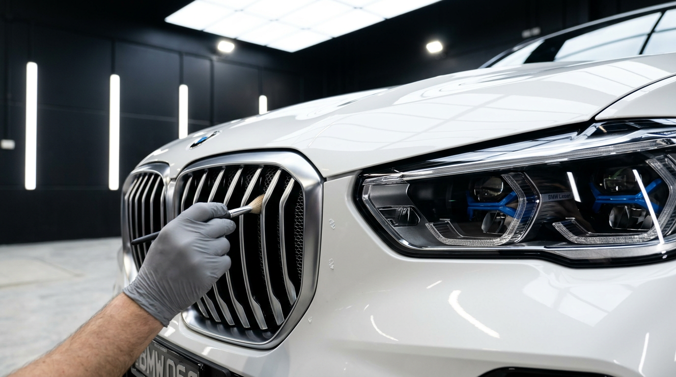 BMW X5 grille detailing