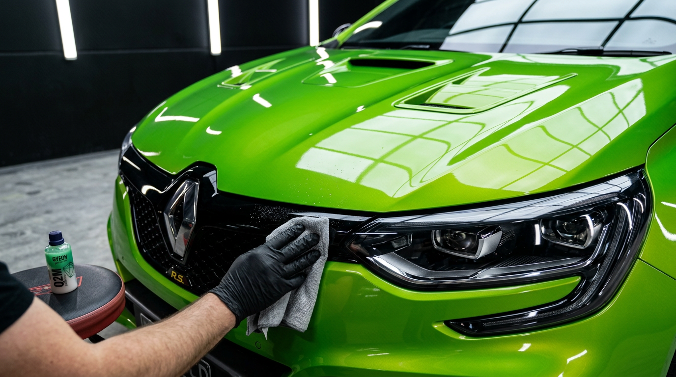Renault Megane RS bonnet finish